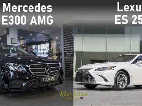 So sánh xe Mercedes-Benz E 300 AMG 2020 với Lexus ES 250 2020